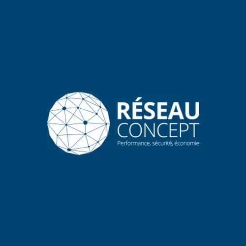 Logo partenaire Réseau Concept, performance et sécurité IT pour Demoury Energie à Mérignac